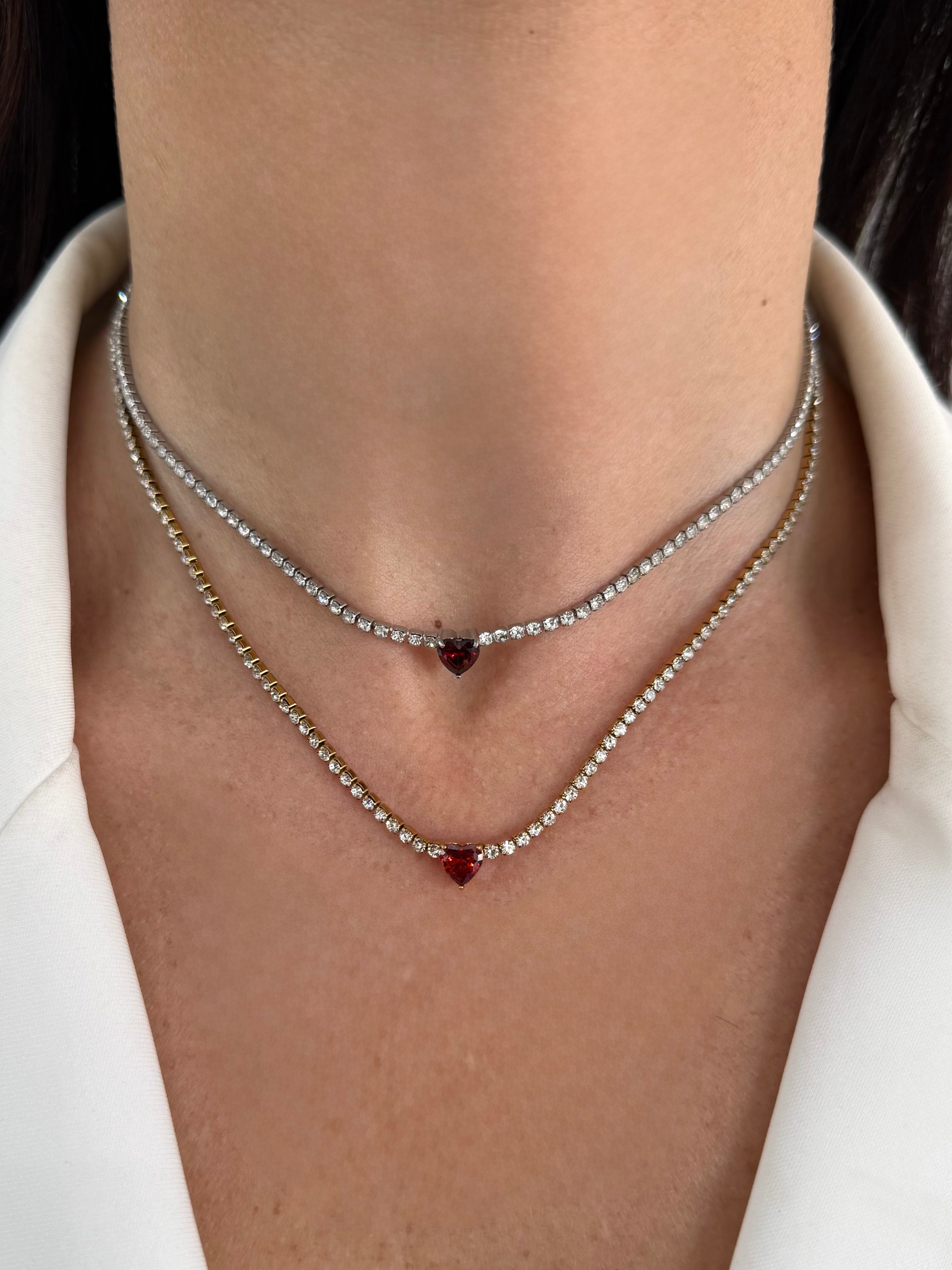 Collana Indira Red
