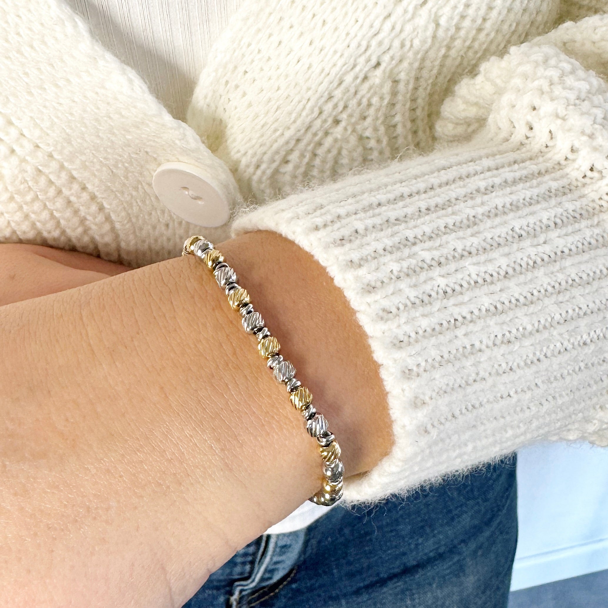 Bracciale Pepite Bicolor