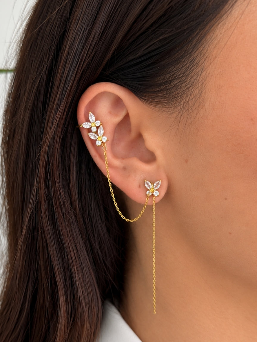 Earcuff Noa White