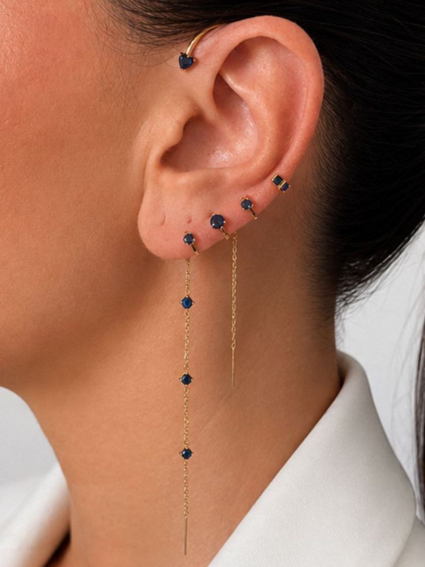 Mono Orecchino Giselle Blue