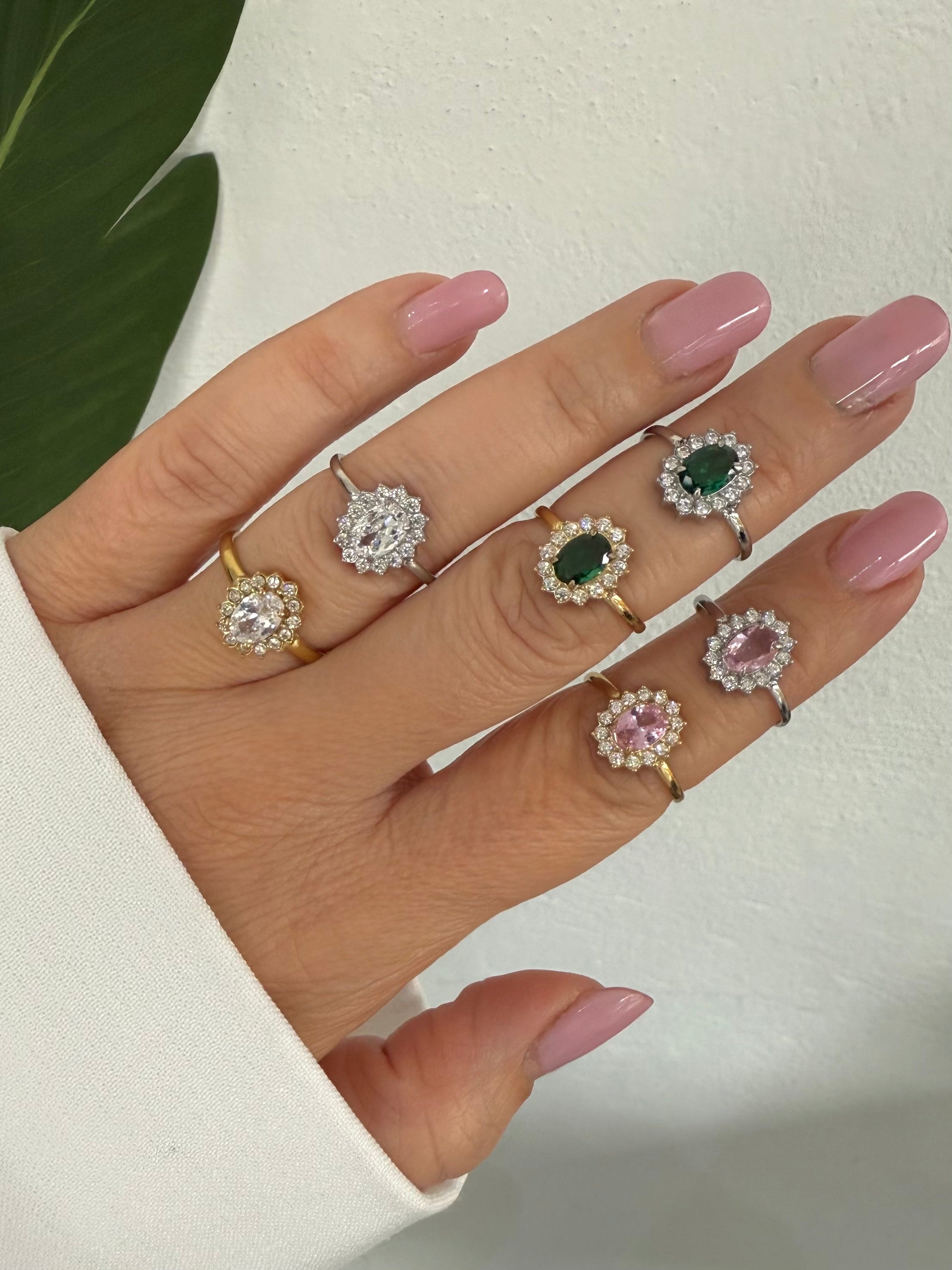 Anello Juliette Pink