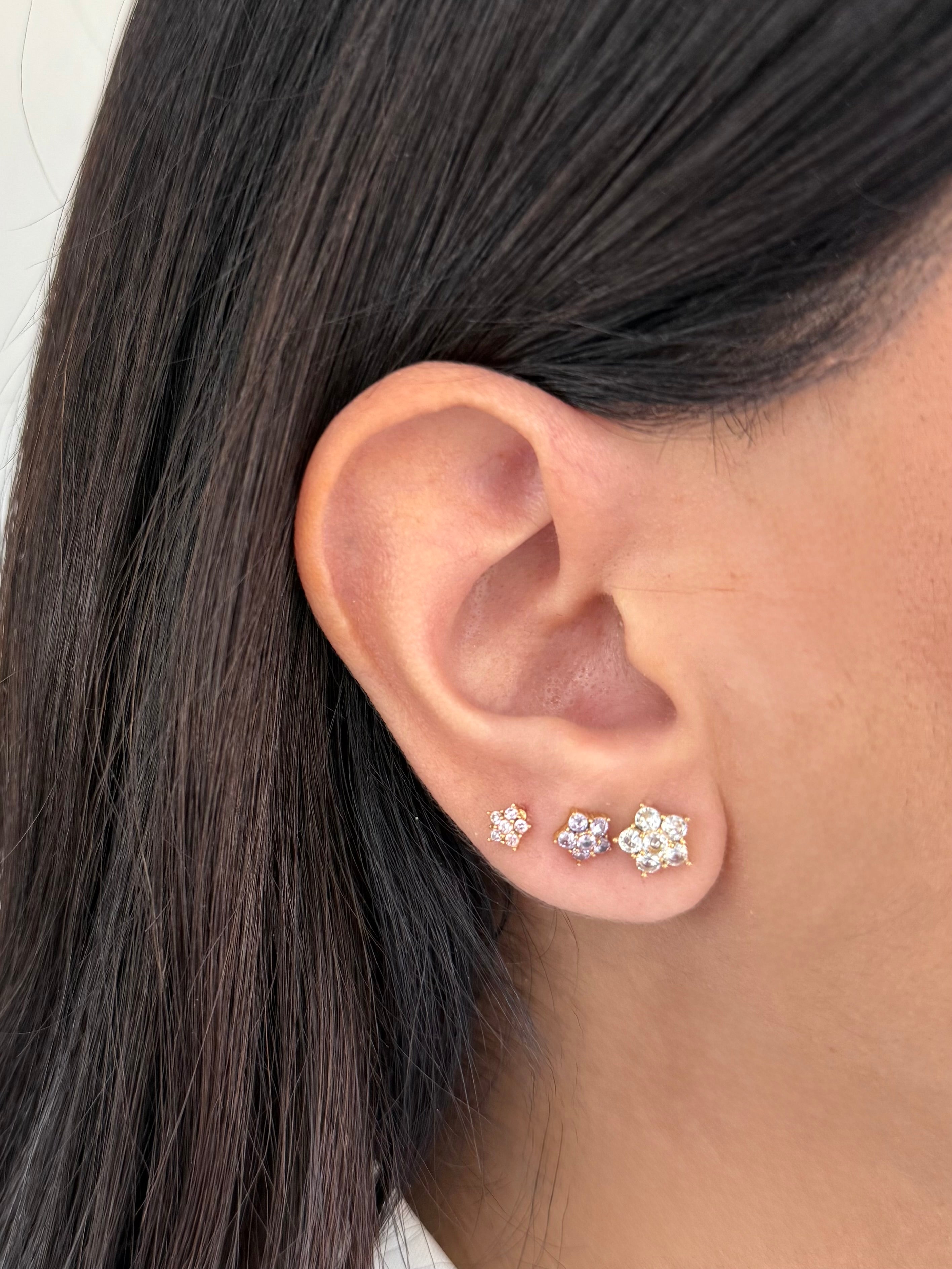 Set Orecchini Diana Pink