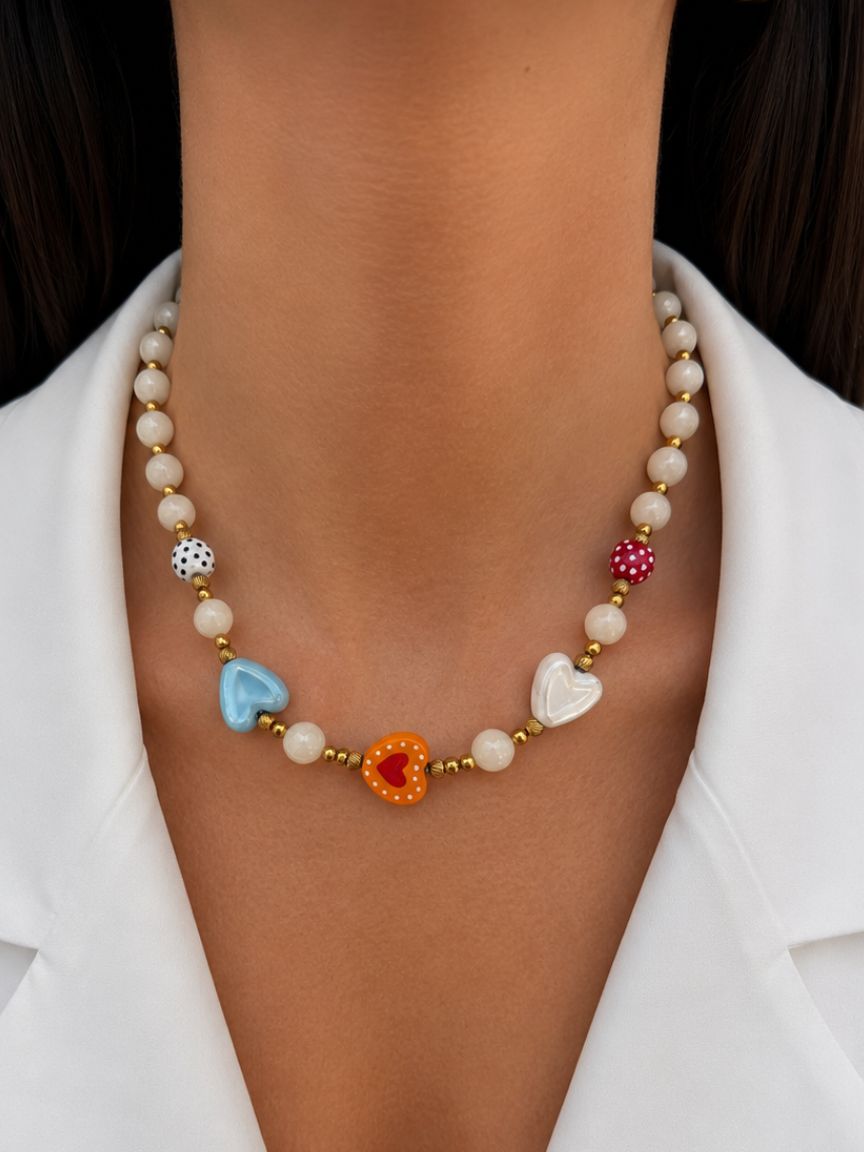 Collana Samoa White
