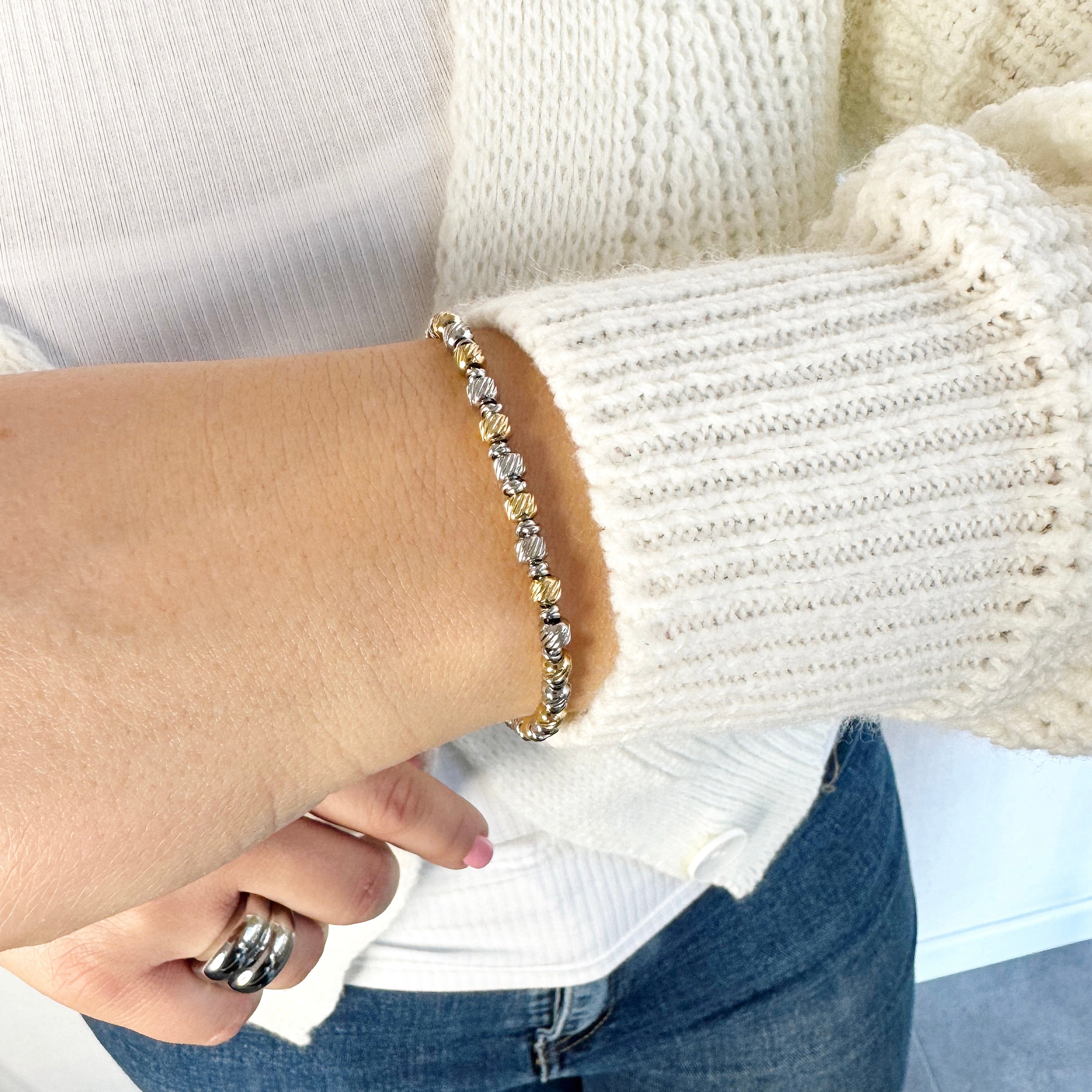 Bracciale Pepite Bicolor