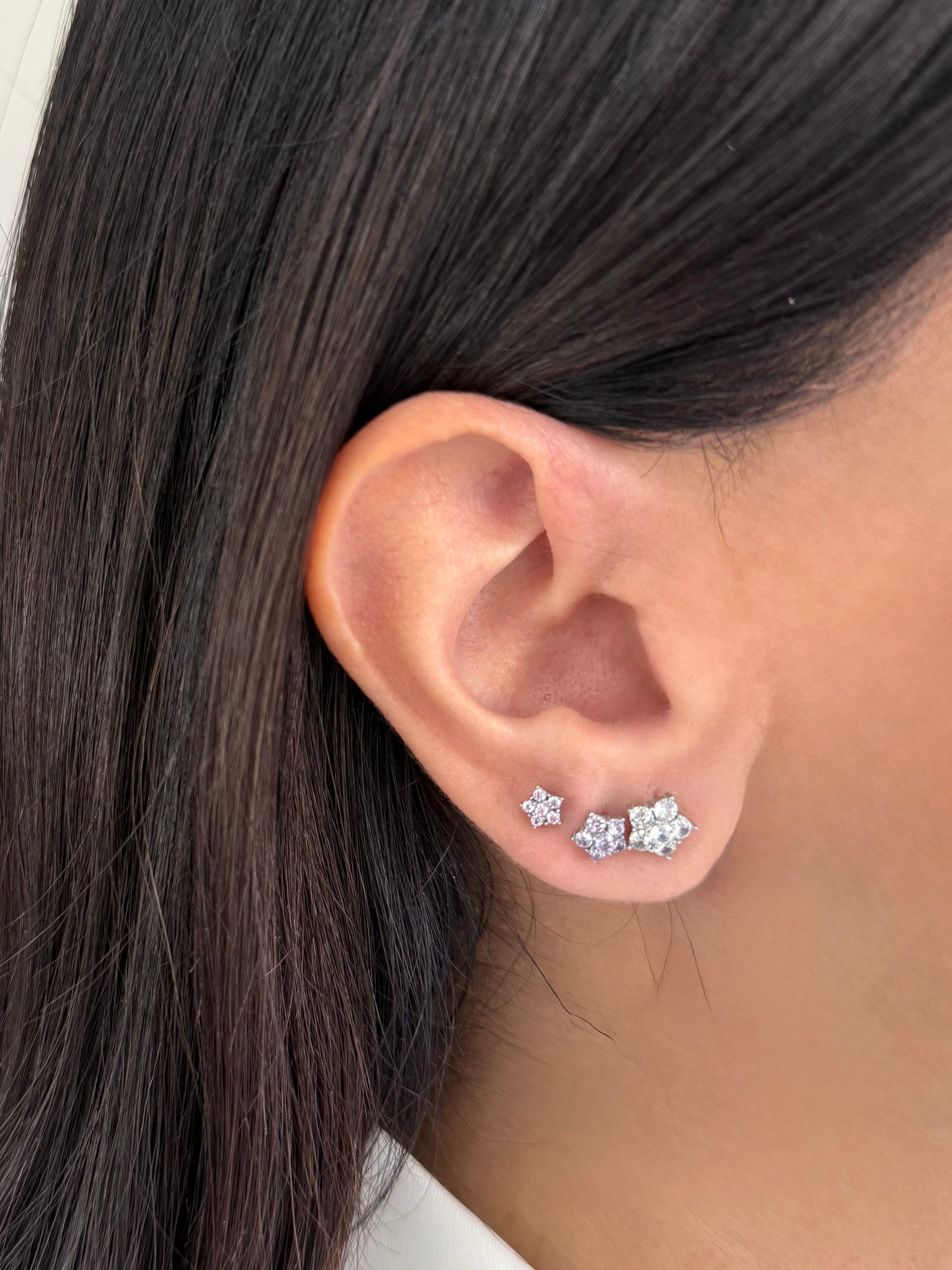 Set Orecchini Diana Pink