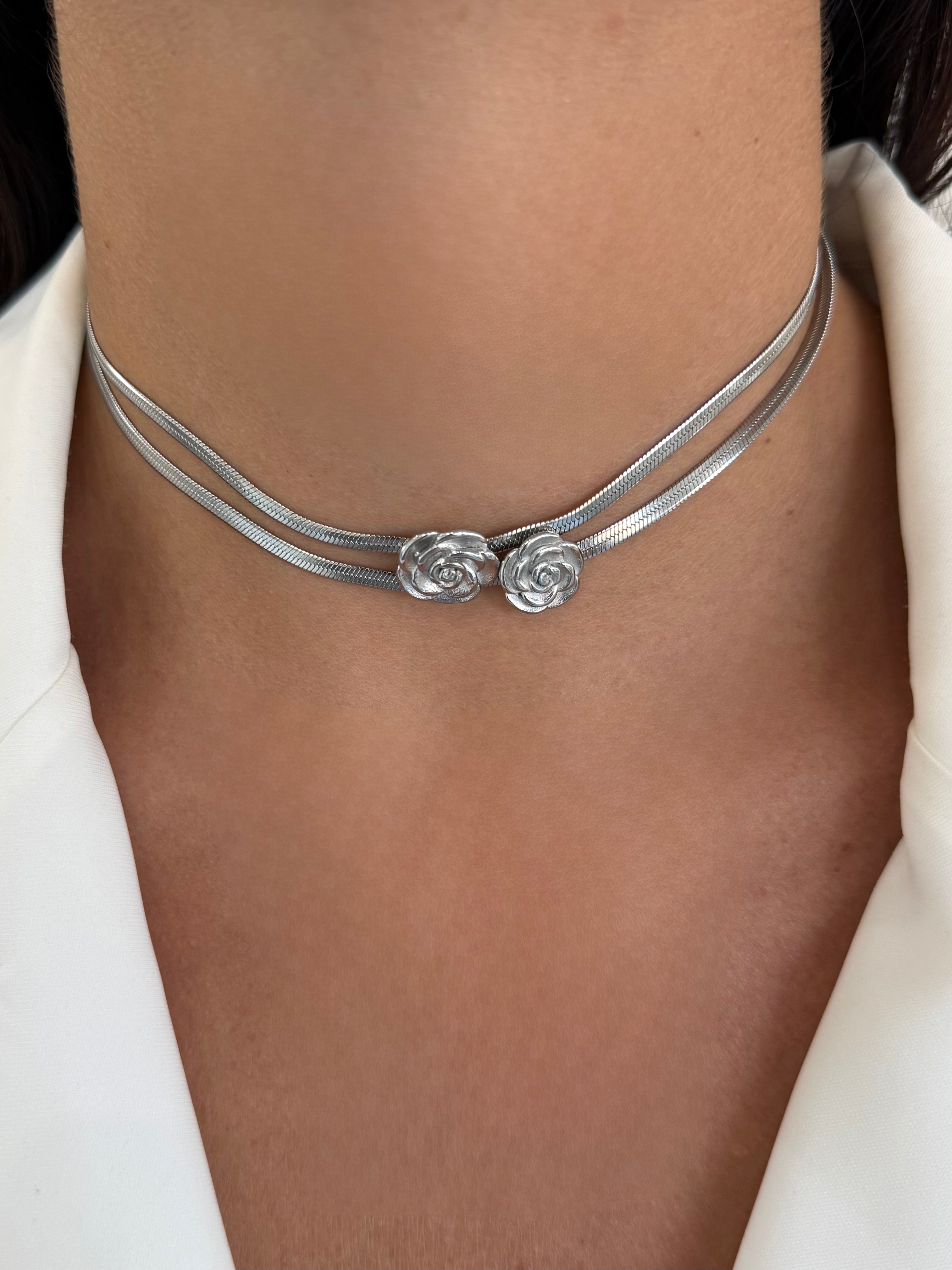 Collana Camelia Snake