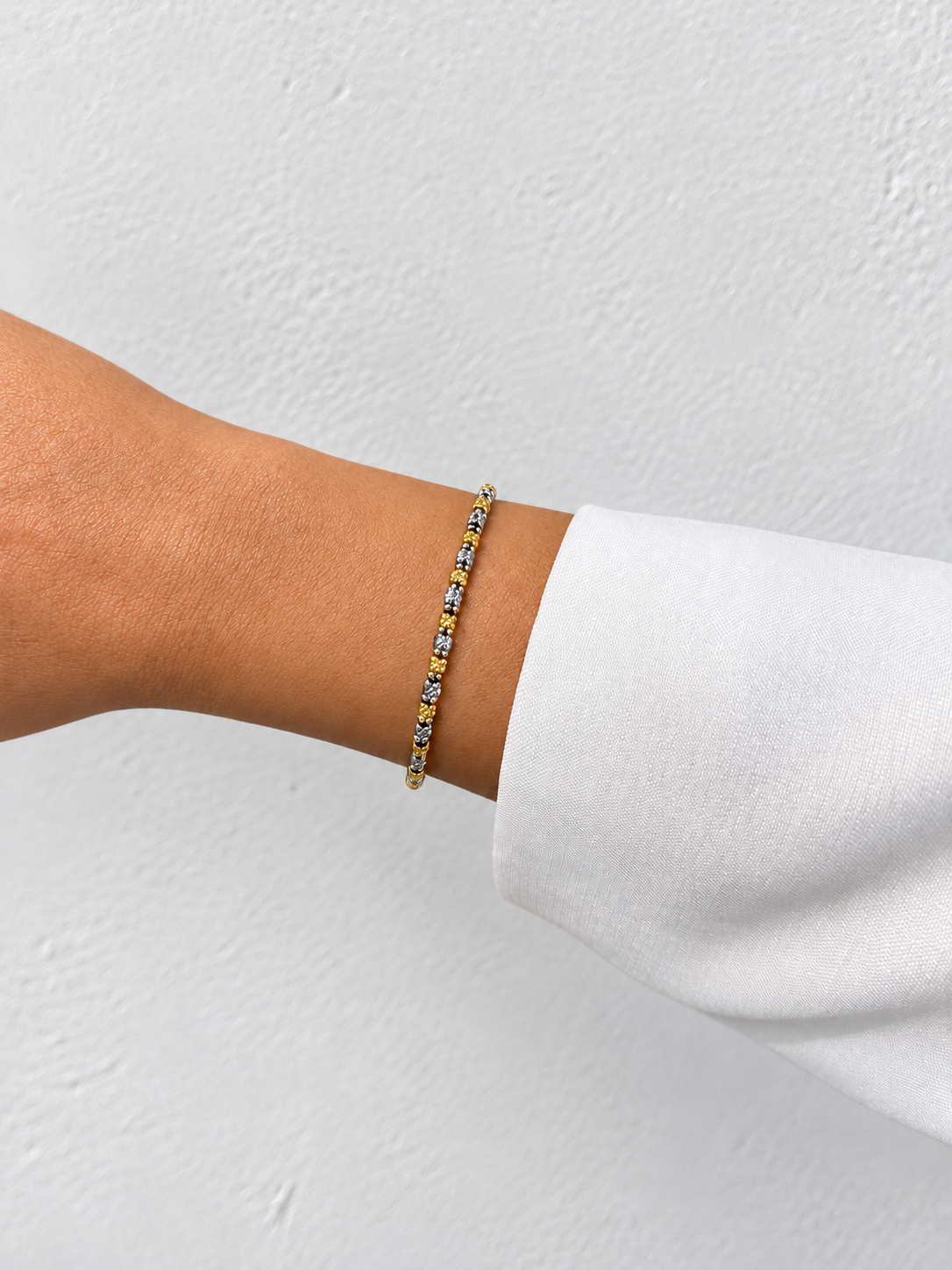 Bracciale Pepite Mini Bicolor