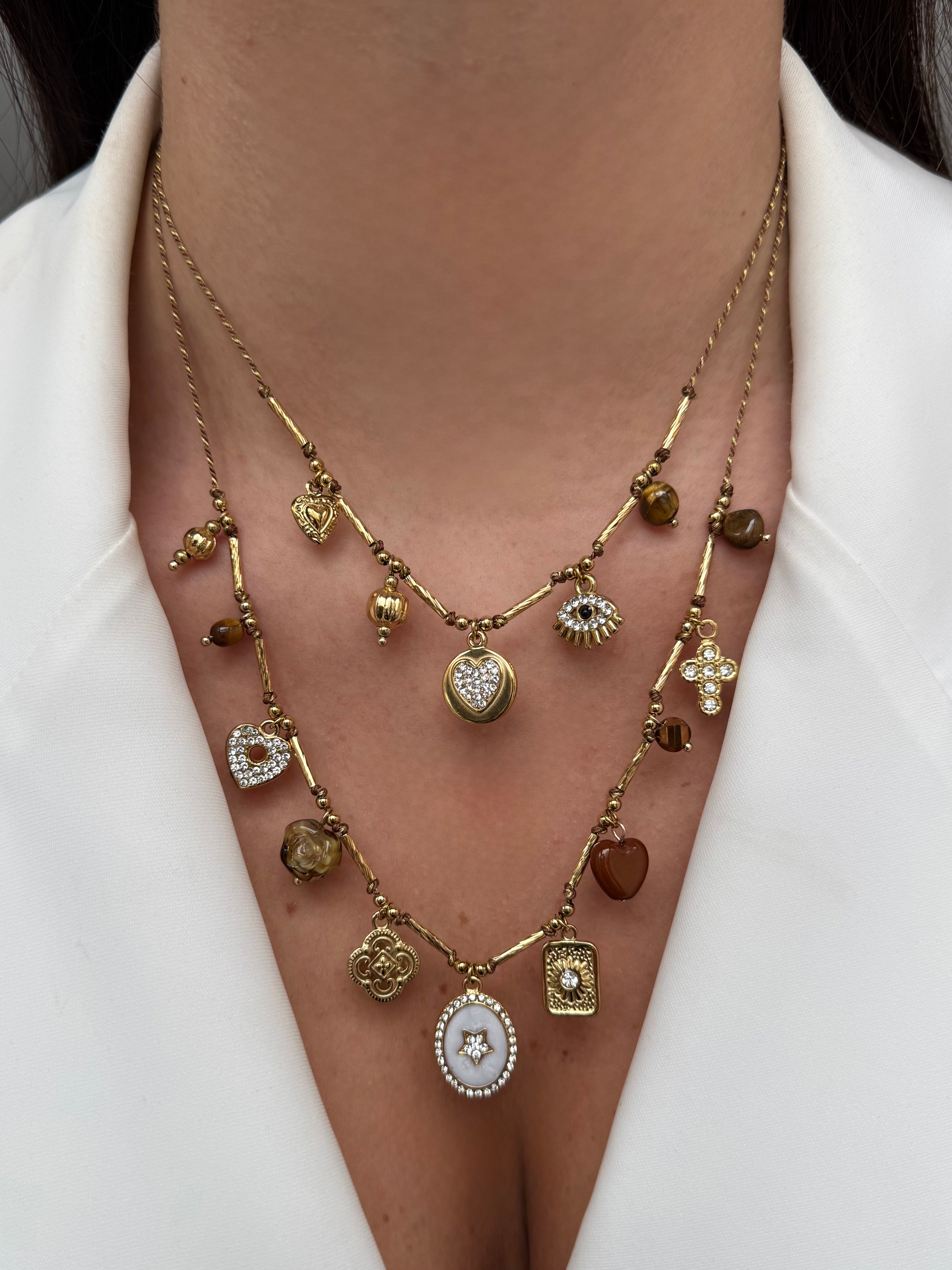 Collana Ginevra Choco