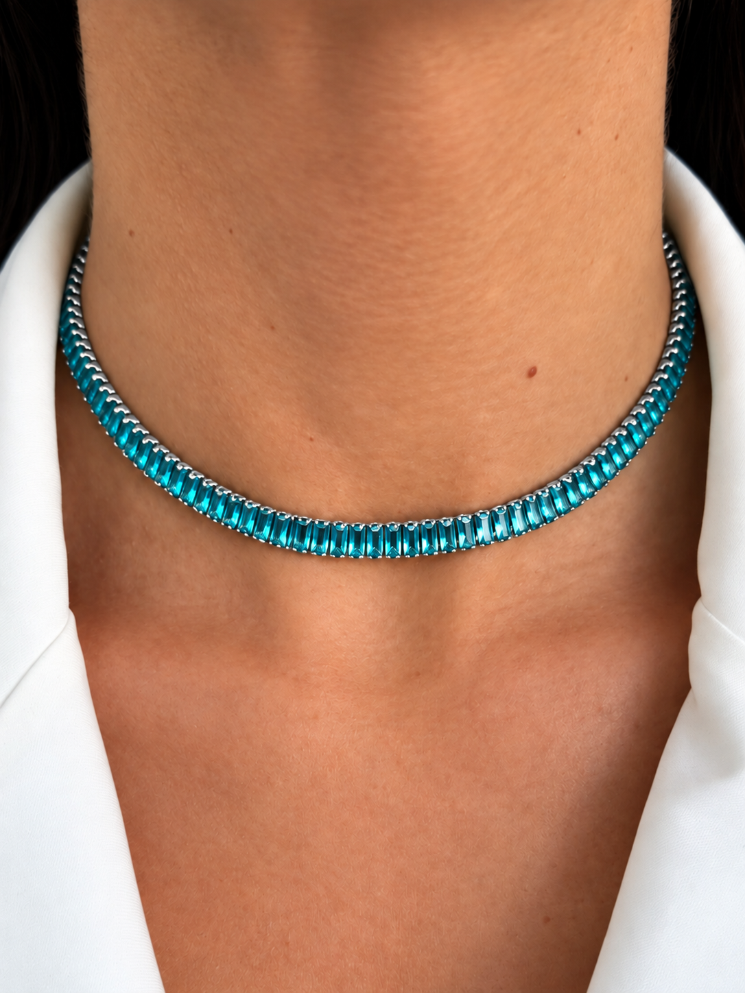 Collana Georgette Sky