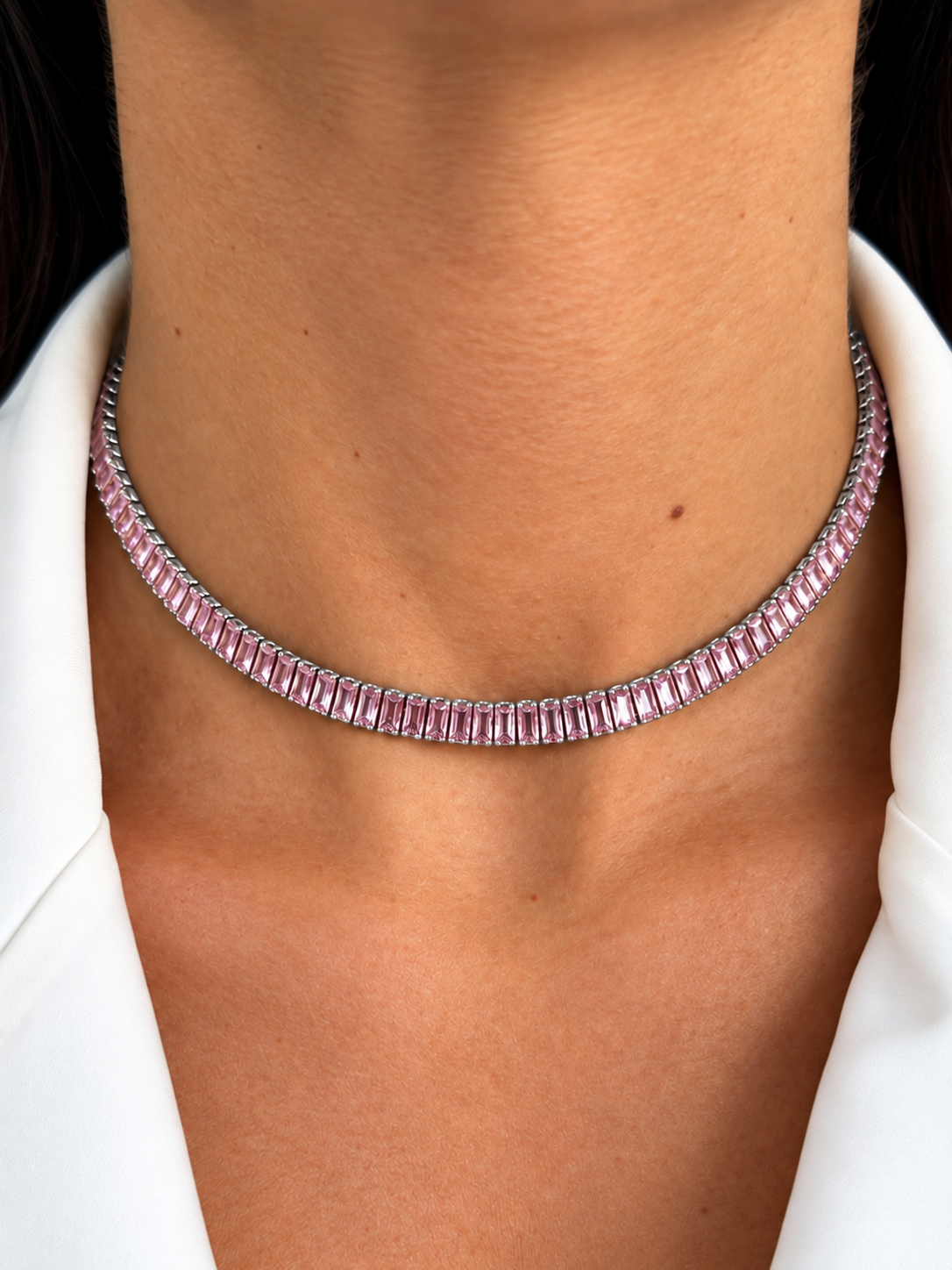 Collana Georgette Pink