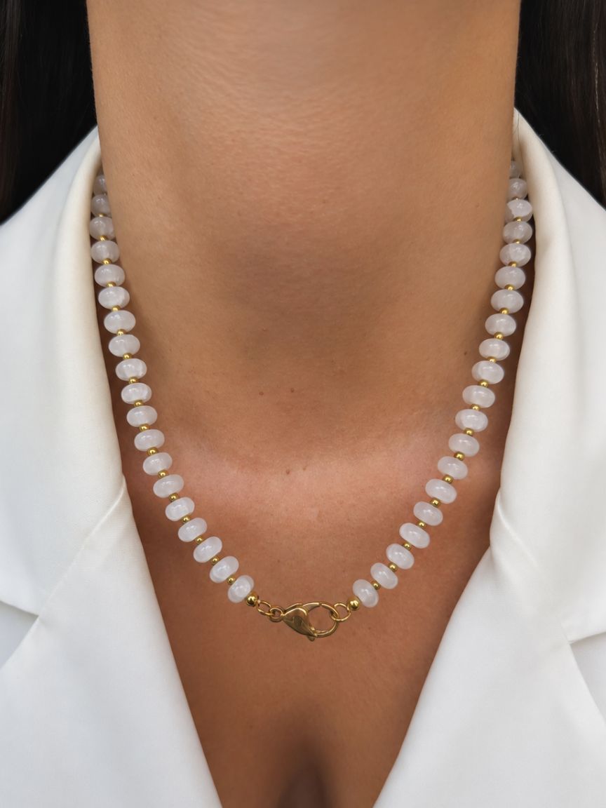 Collana Bloom White