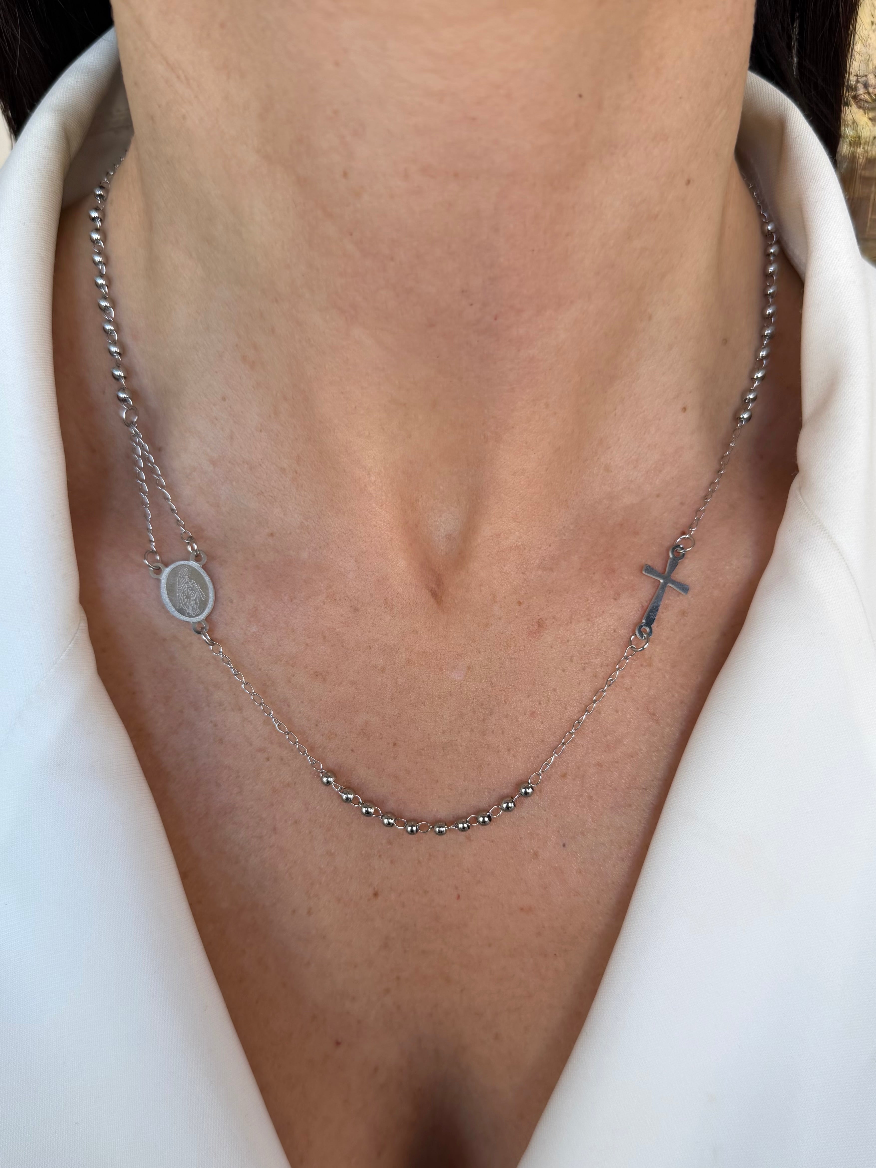 Collana Rosario Girocollo