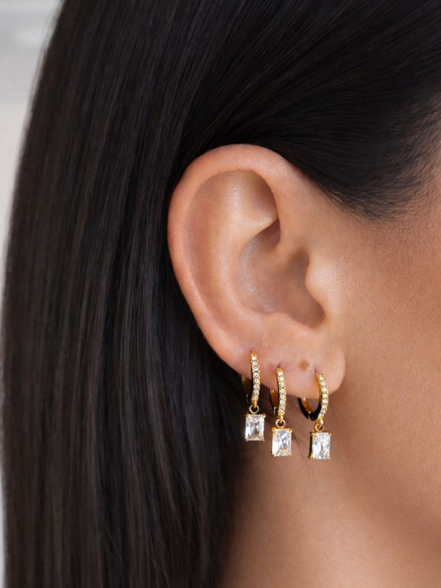 Set Orecchini Candy White