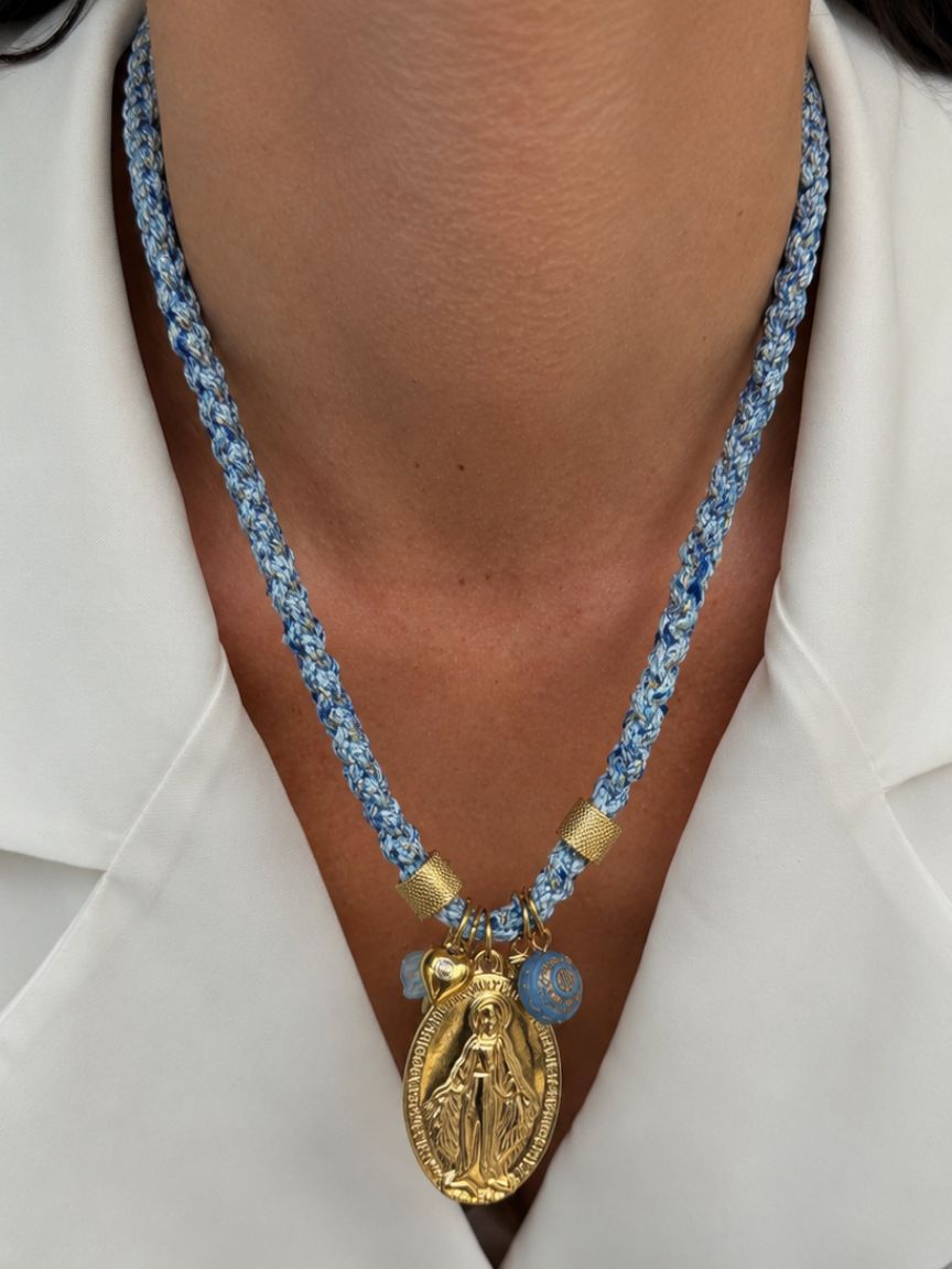 Collana Jade Blue