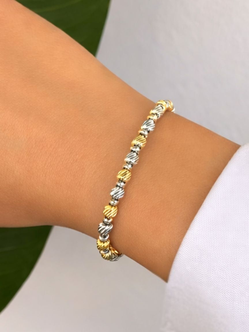 Bracciale Pepite Bicolor
