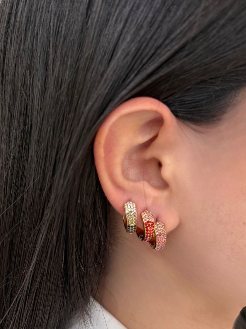 Set Orecchini Samira Pink