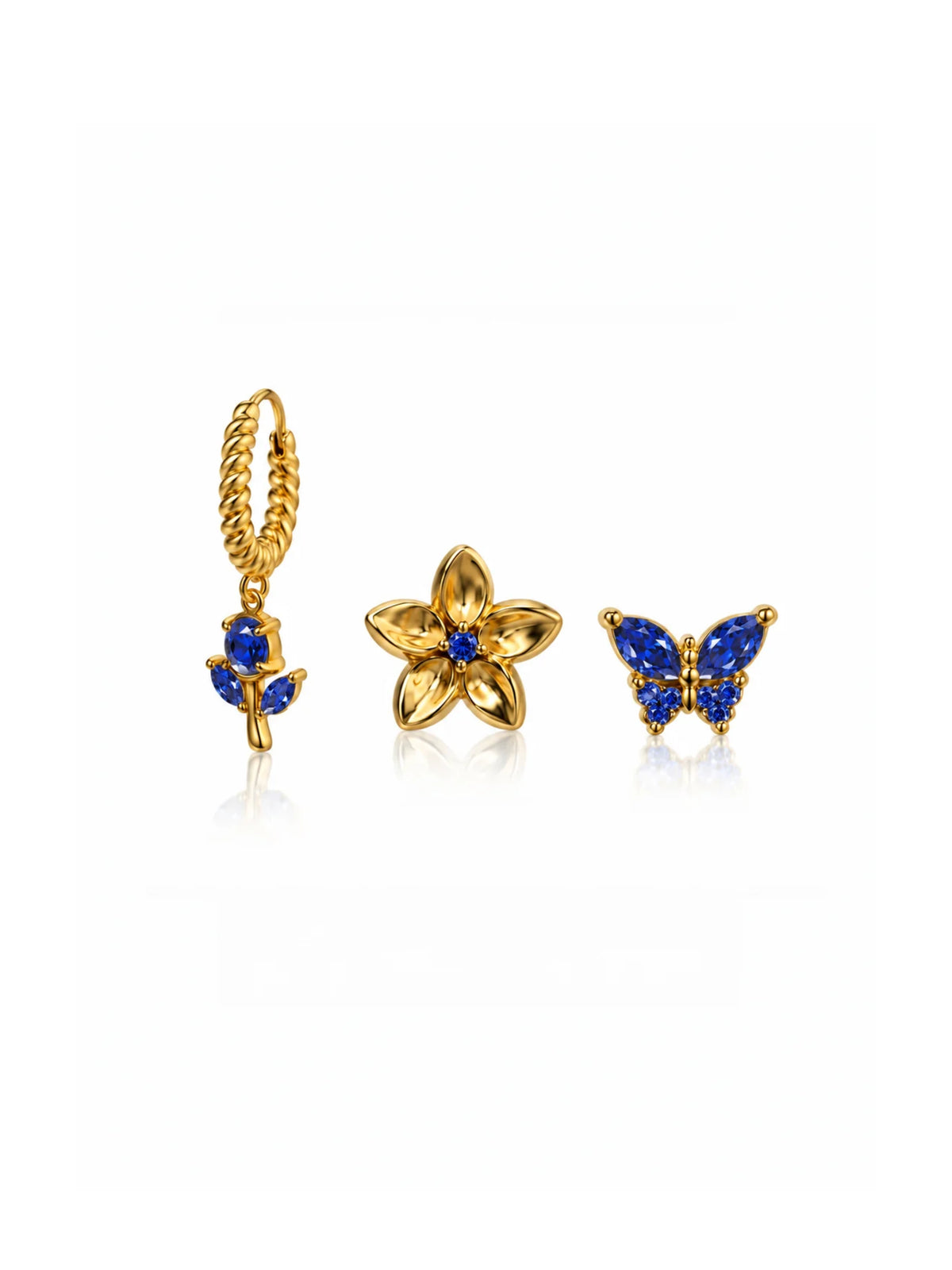 Set Orecchini Coralia Blu