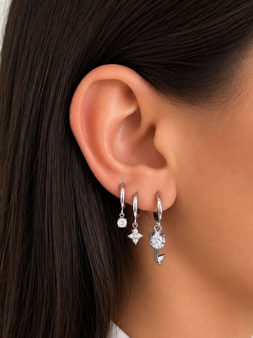 Set Orecchini Flower