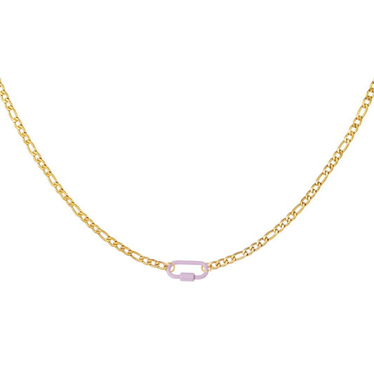 Collana Lucchetto Lilac