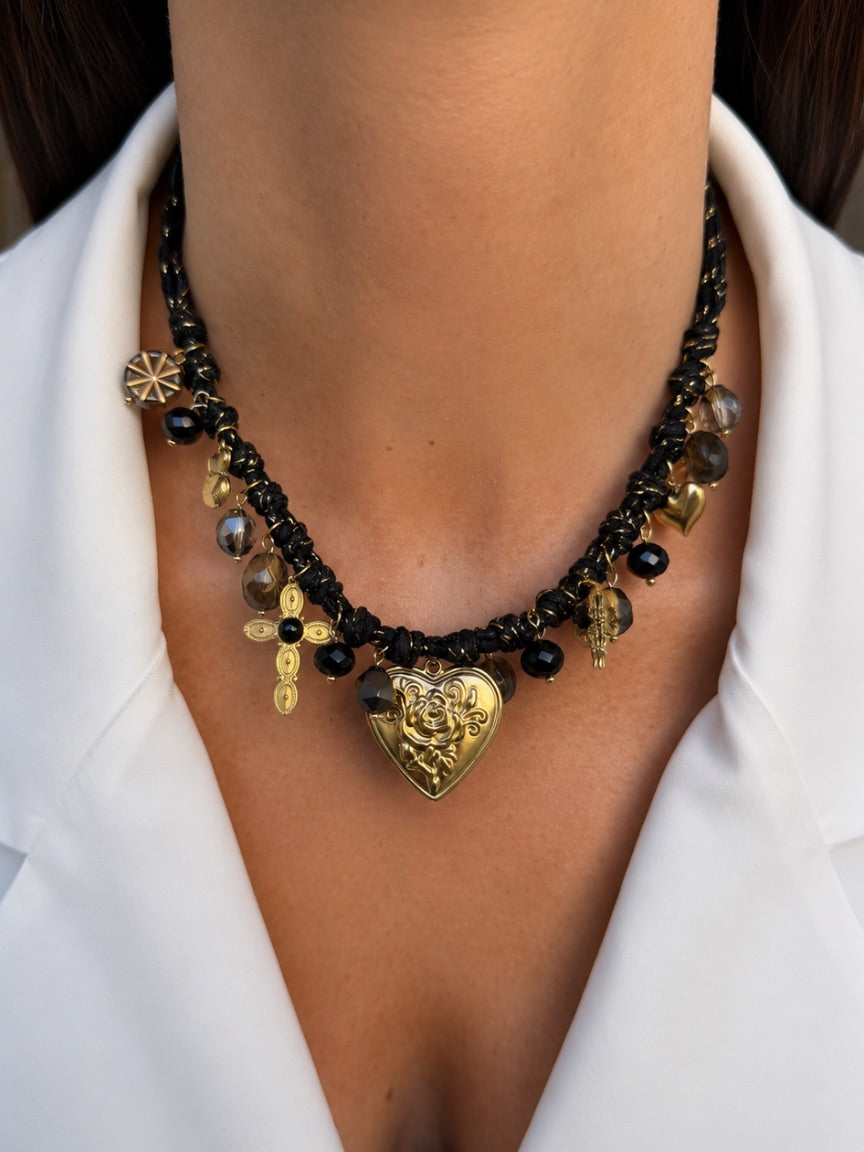 Collana Morea Black