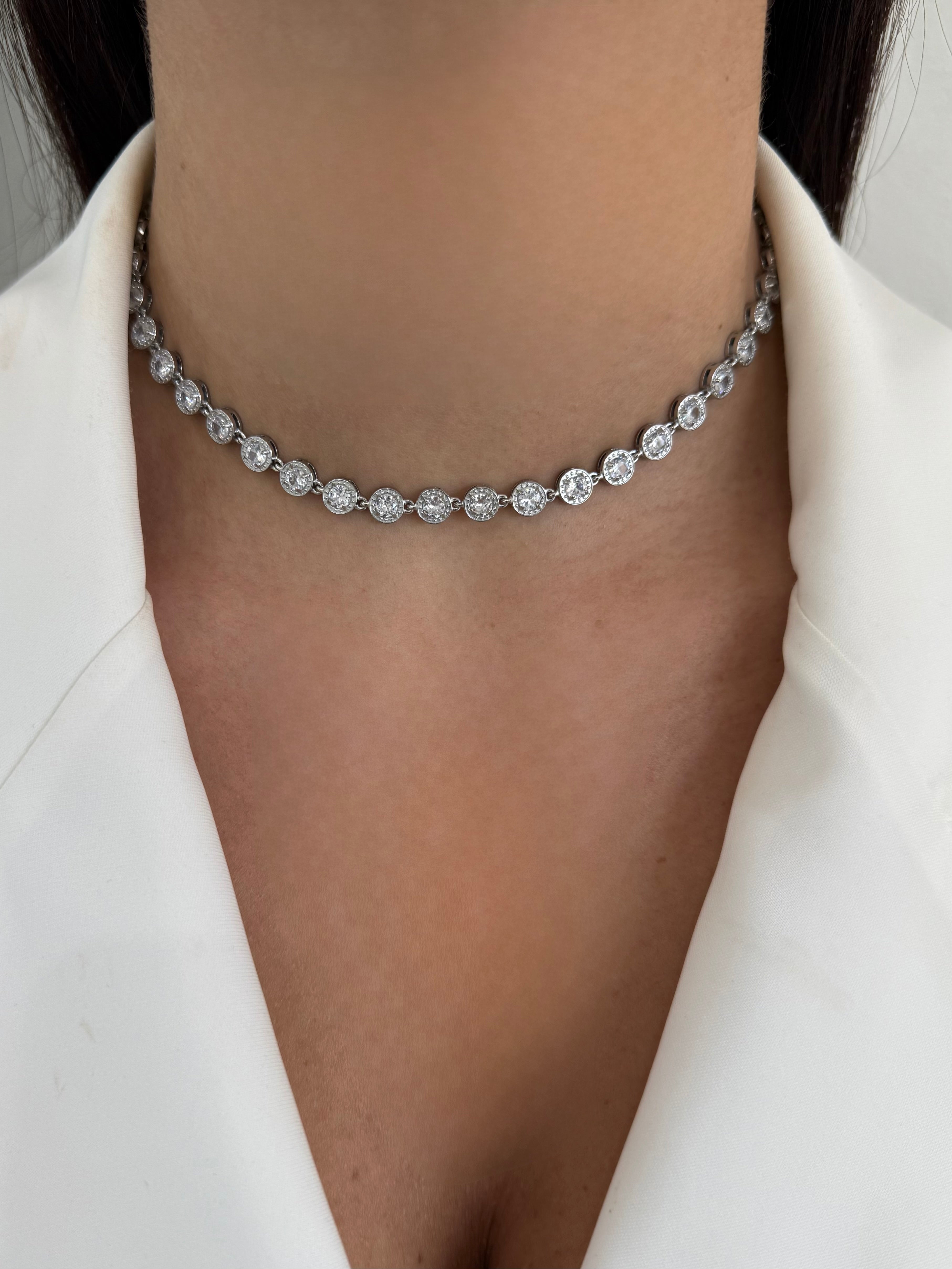 Collana Diletta White