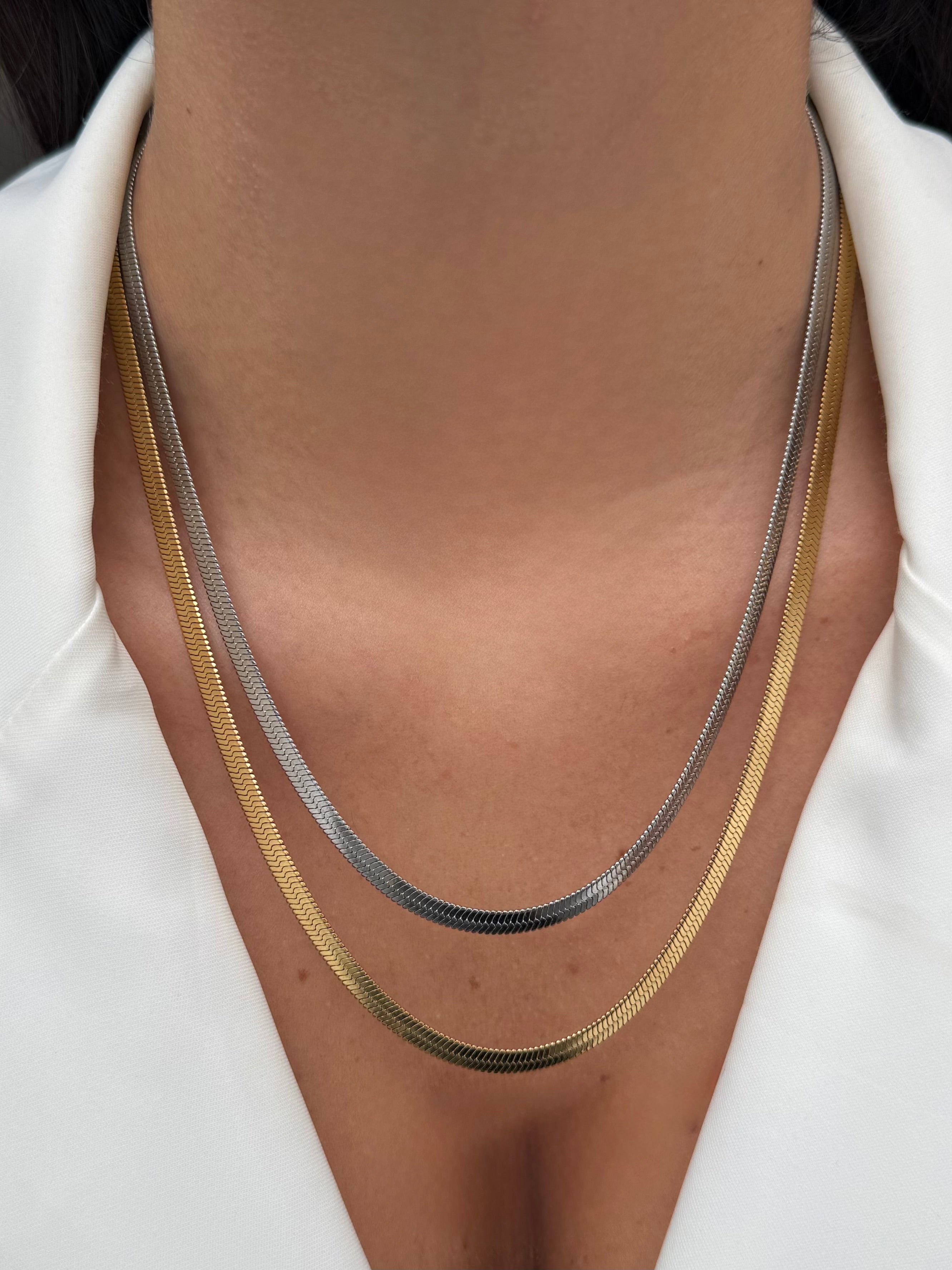Collana Snake Long