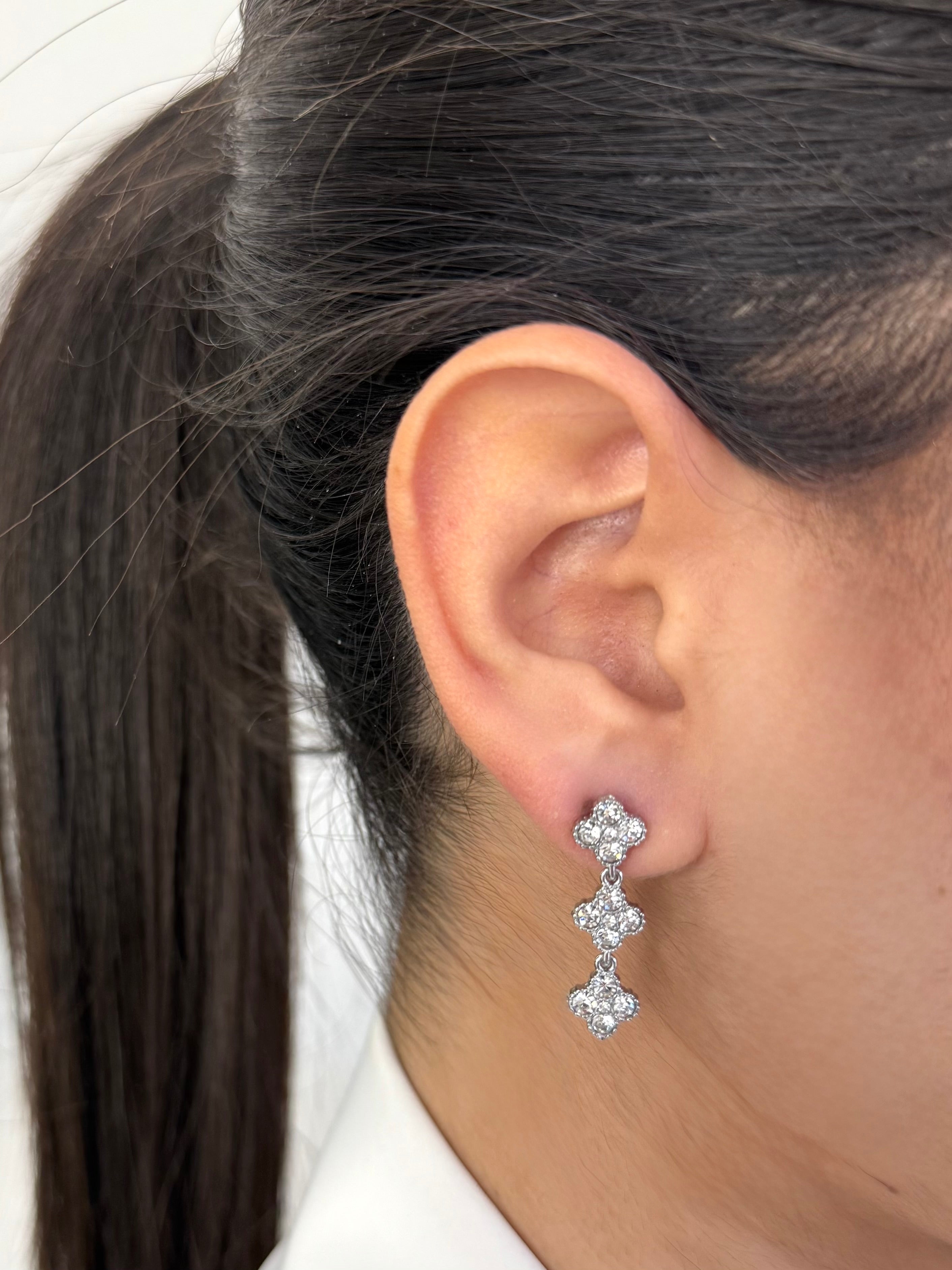 Orecchini Diana White