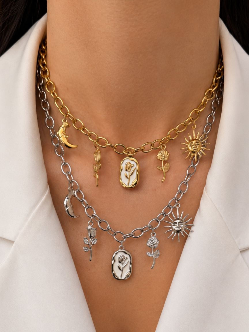 Collana Eva White
