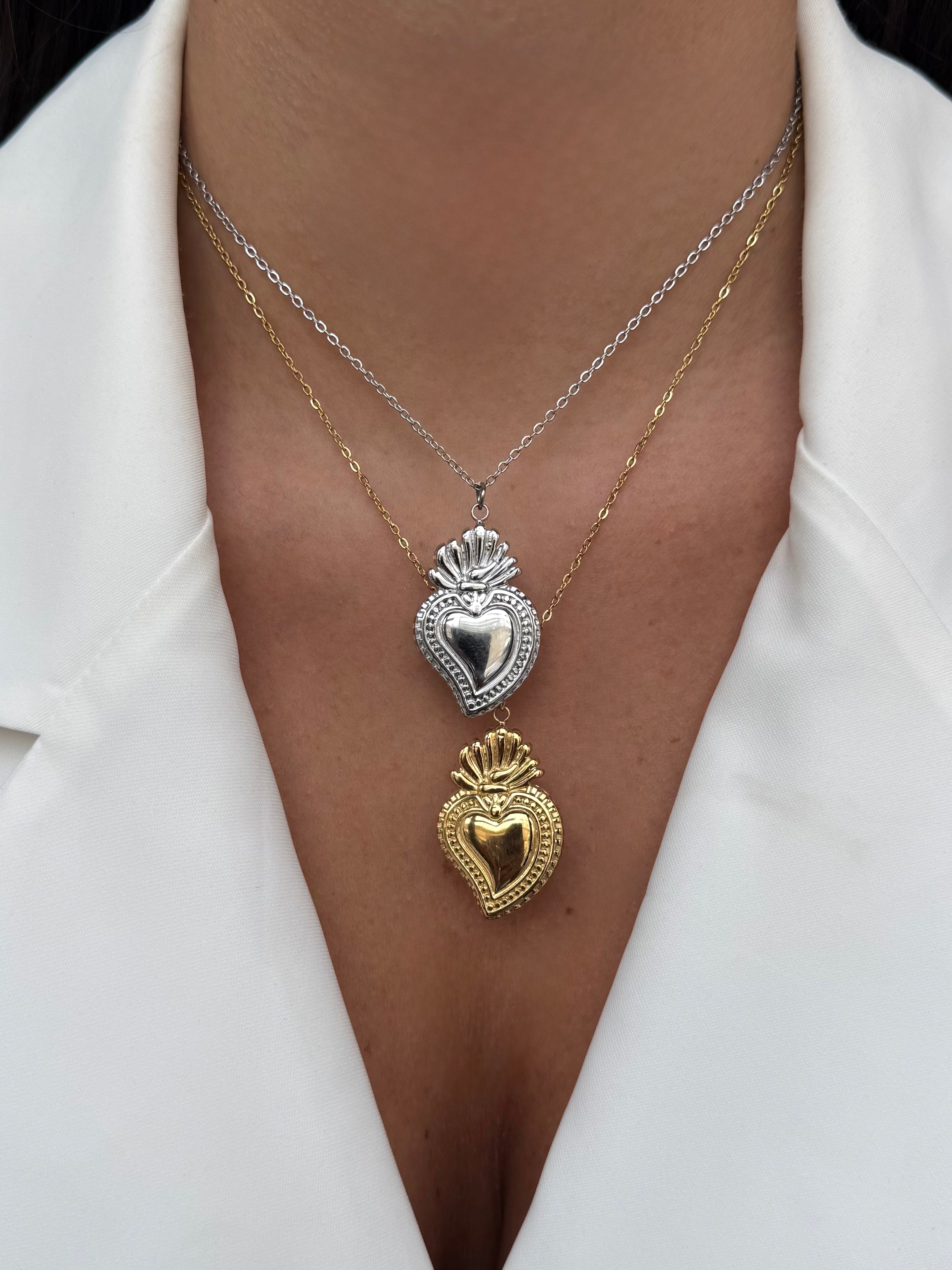 Collana Cuore Sacro Big
