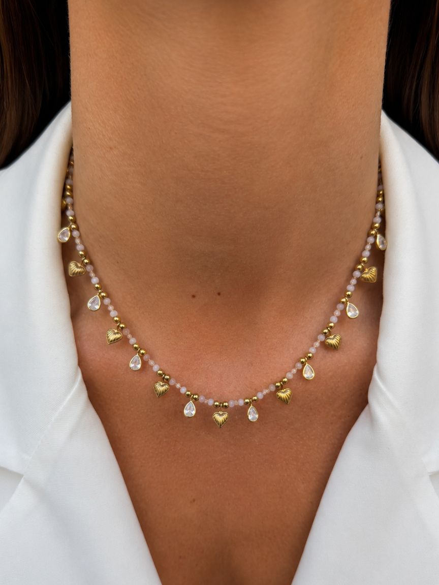Collana Ayla White