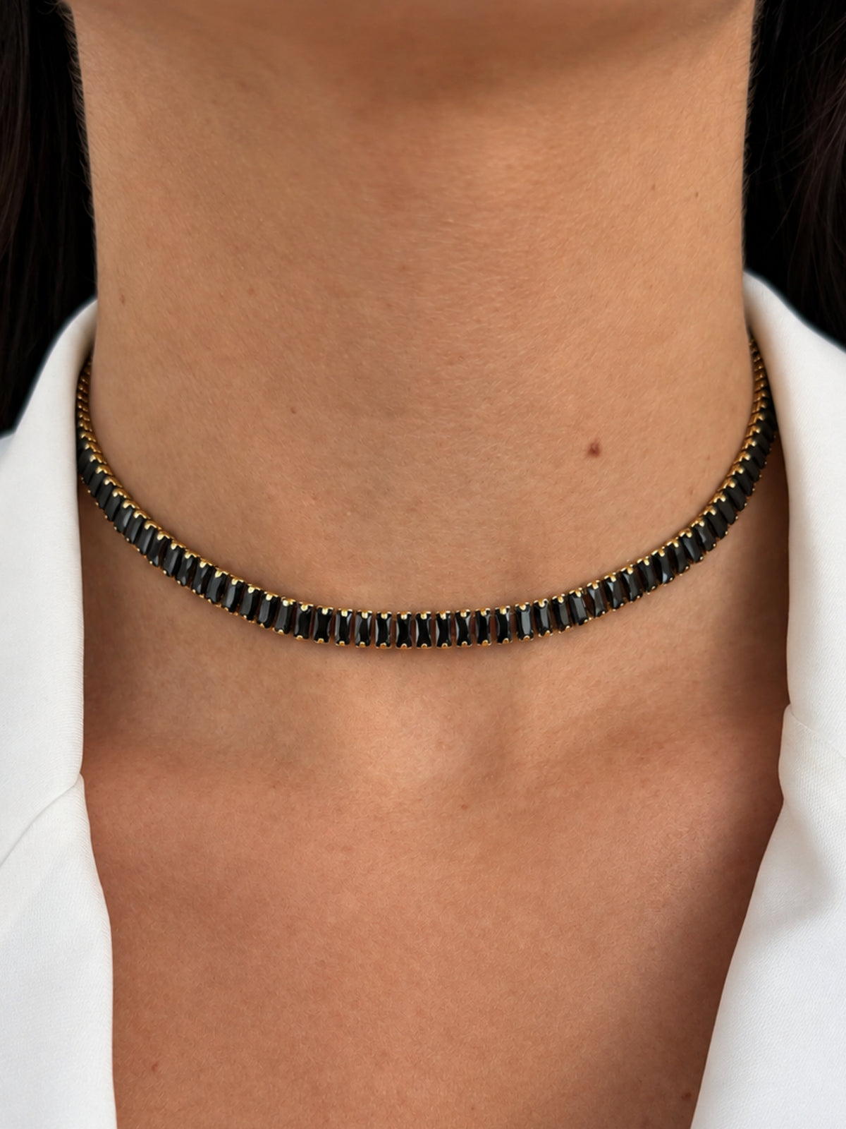 Collana Georgette Black