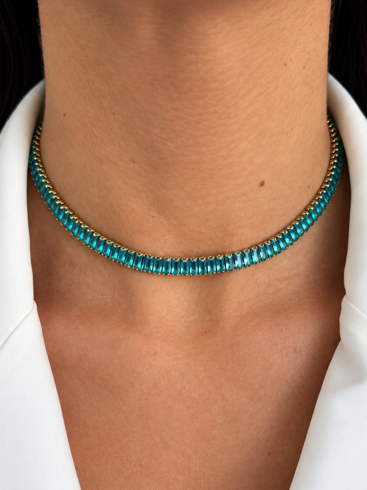 Collana Georgette Sky