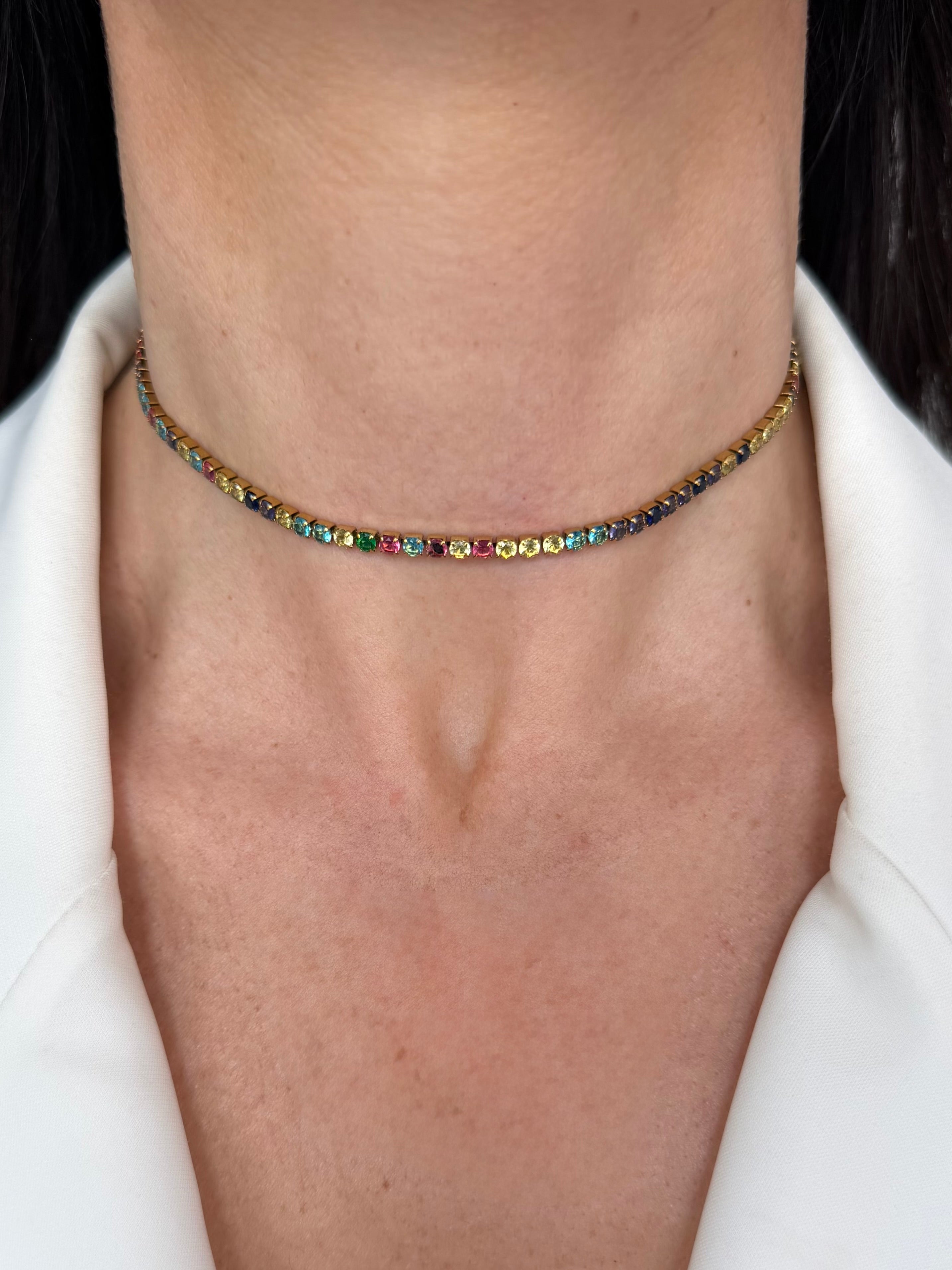 Collana Tennis Choker Marienne