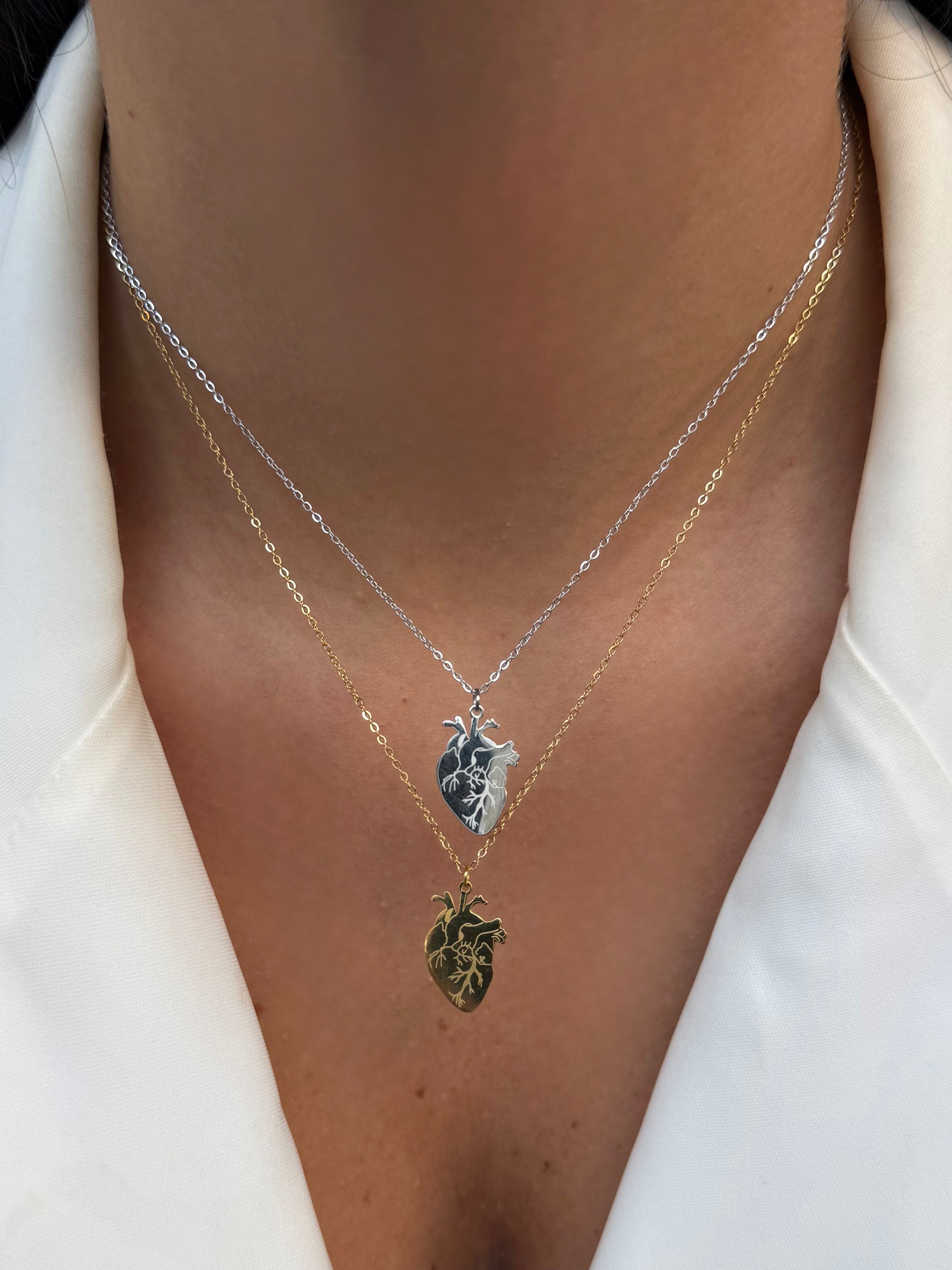 Collana Cuore Anatomico