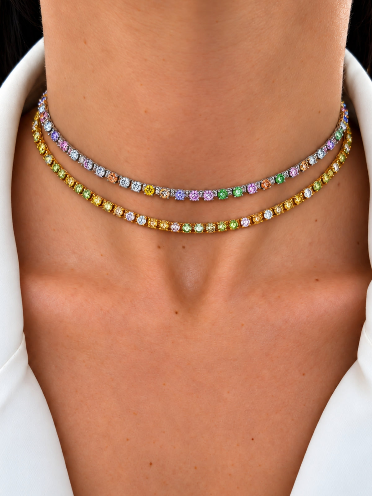 Collana Tennis Choker Priya