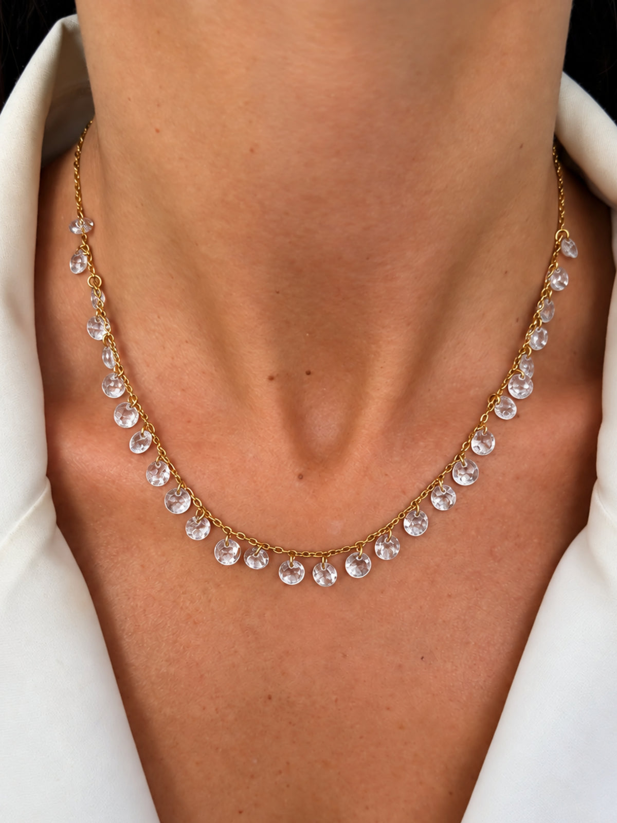 Collana Caroline White