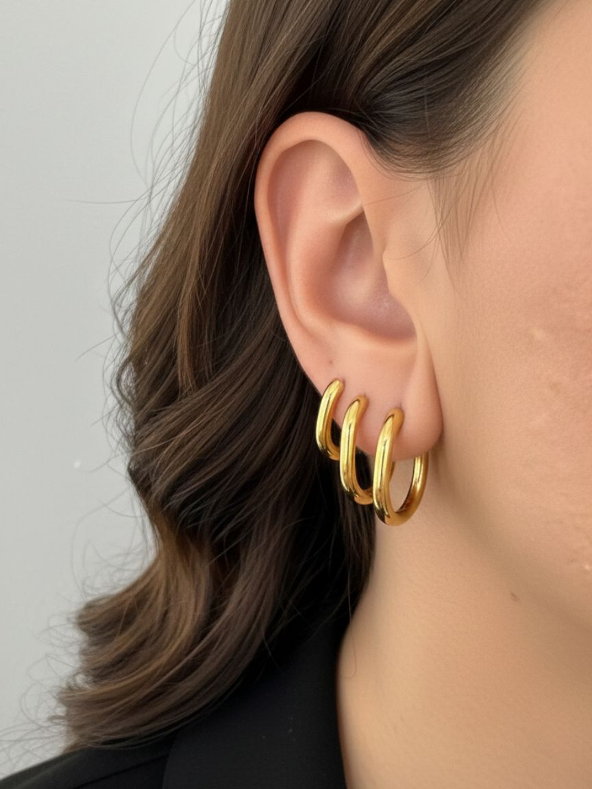 Set Orecchini Rettangolo Premium