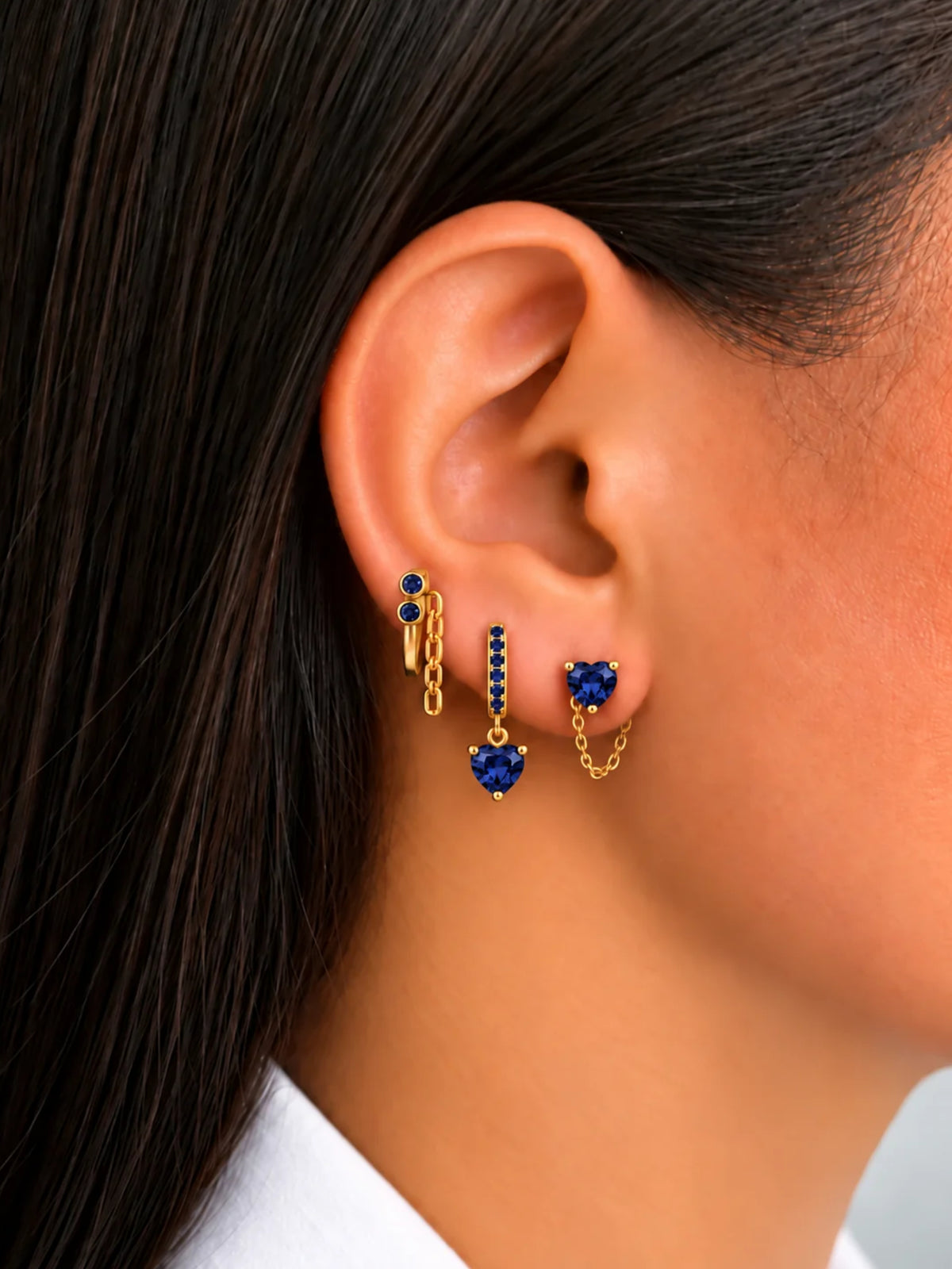 Set Orecchini Velia Night Blu