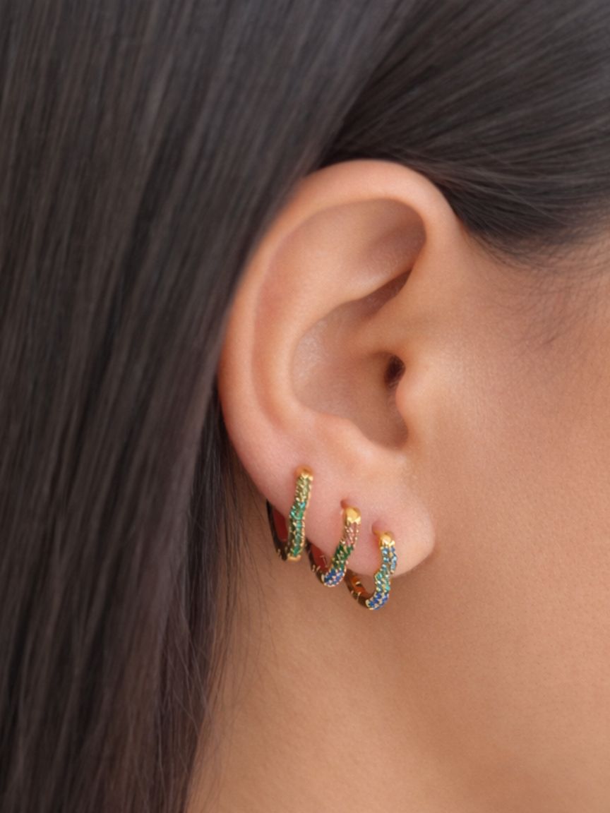 Set Orecchini Corinne Love Sky