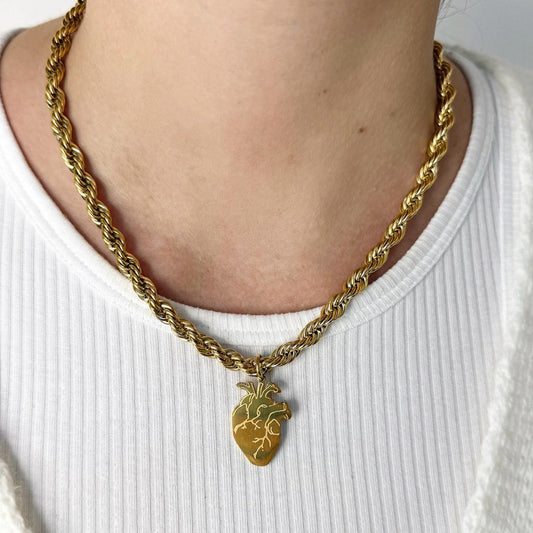 Collana Cuore Anatomico Big