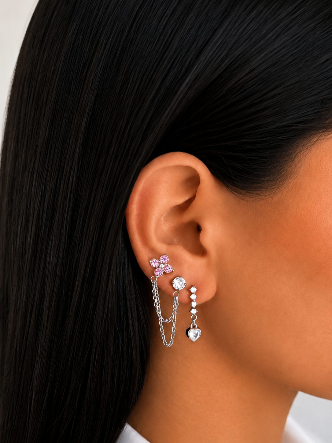 Set Orecchini Naxos Pink